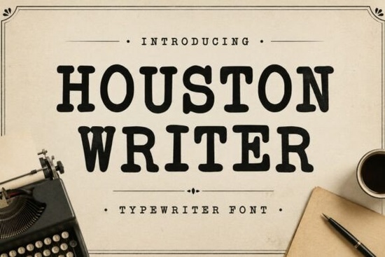 Houston Writer Font